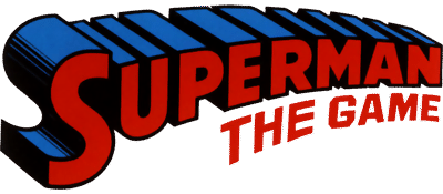 Superman the Game logo for Commodore 64